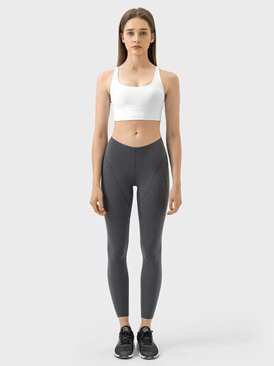 Mid-Rise Waist Active Pants - Flyclothing LLC