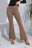 High Waist Long Flare Pants - Flyclothing LLC