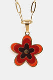 Flower Pendant Stainless Steel Necklace - Flyclothing LLC