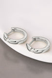 Moissanite 925 Sterling Silver Huggie Earrings - Flyclothing LLC