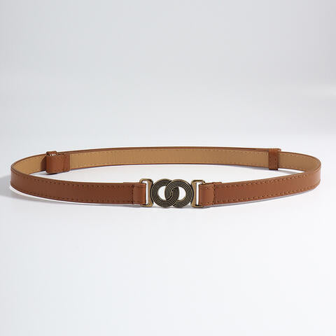 Alloy Buckle PU Belt - Trendsi