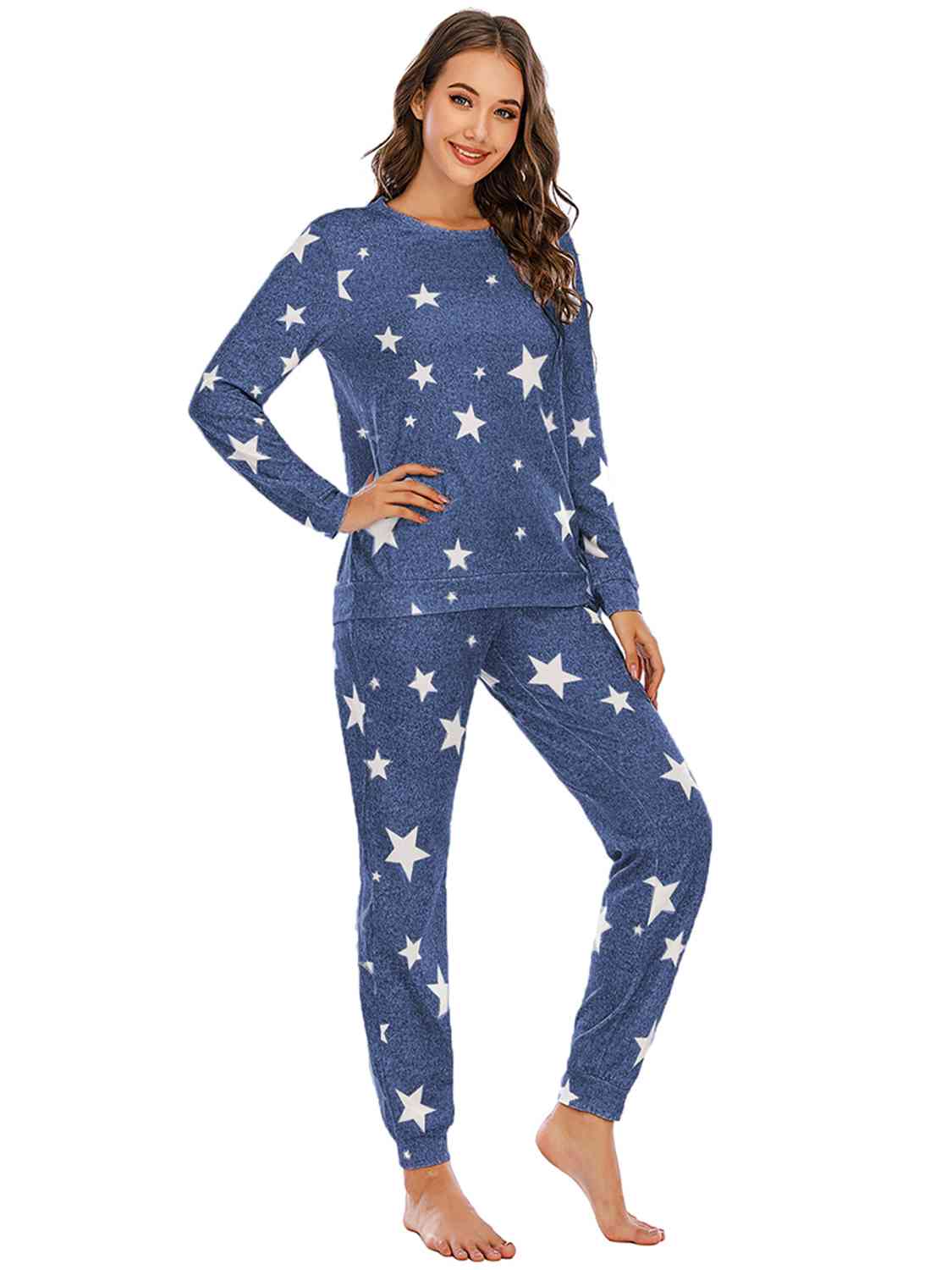 Star Top and Pants Lounge Set - Flyclothing LLC