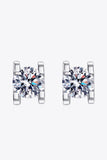 Limitless Love 1 Carat Moissanite Stud Earrings - Flyclothing LLC