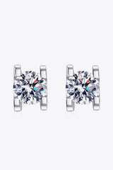 Limitless Love 1 Carat Moissanite Stud Earrings - Flyclothing LLC