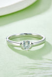 Moissanite 925 Sterling Silver Solitaire Ring - Flyclothing LLC