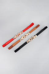 Zinc Alloy Buckle PU Leather Belt - Flyclothing LLC