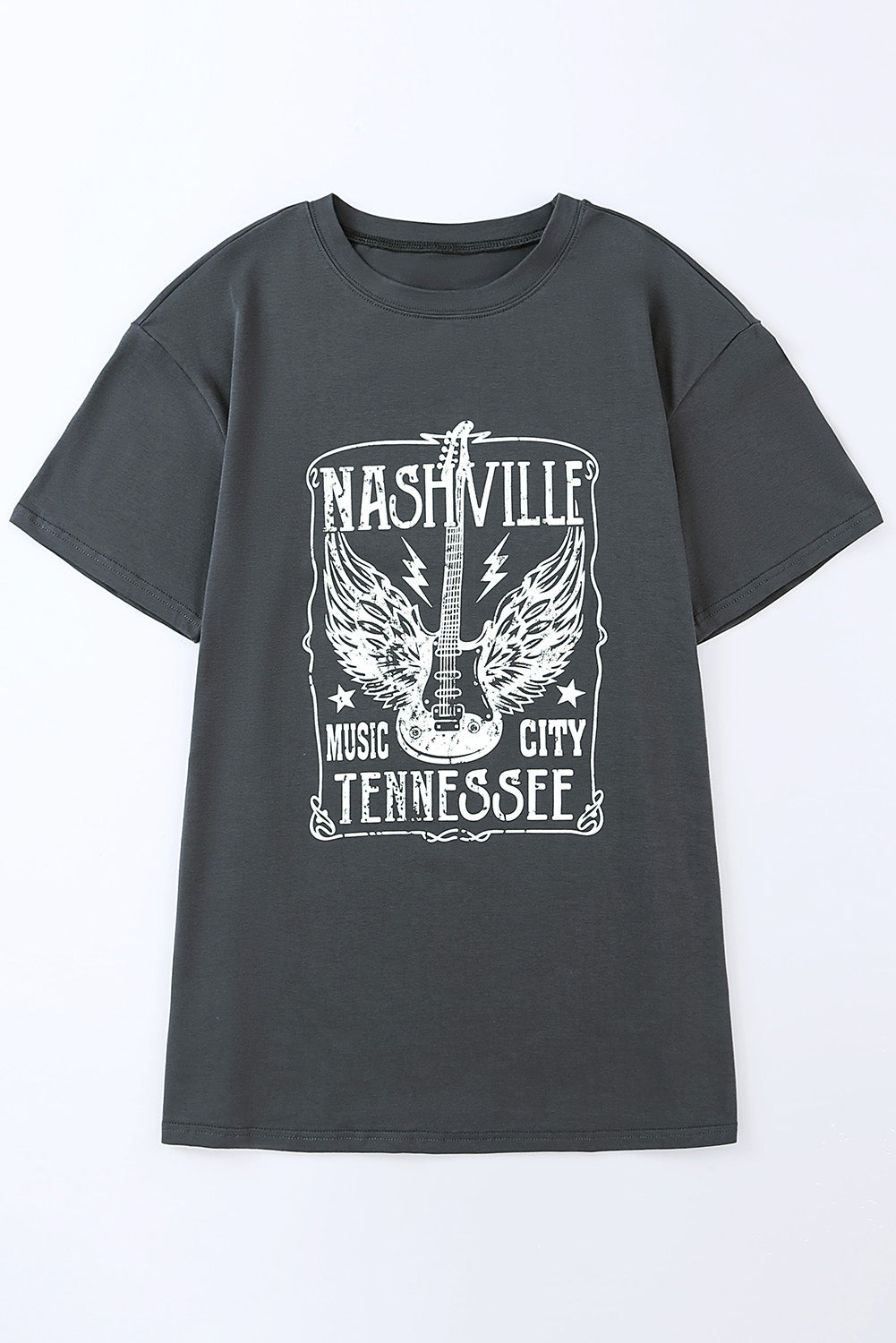 NASHVILLE MUSIC CITY TENNESSEE Graphic T-Shirt - Flyclothing LLC