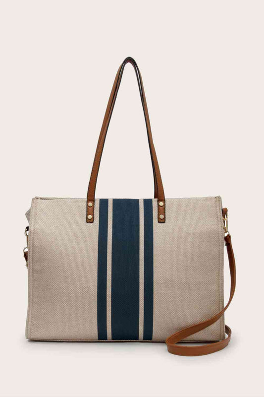 Striped Tote Bag - Flyclothing LLC