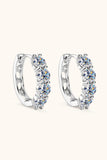 2.4 Carat Moissanite Huggie Earrings - Flyclothing LLC