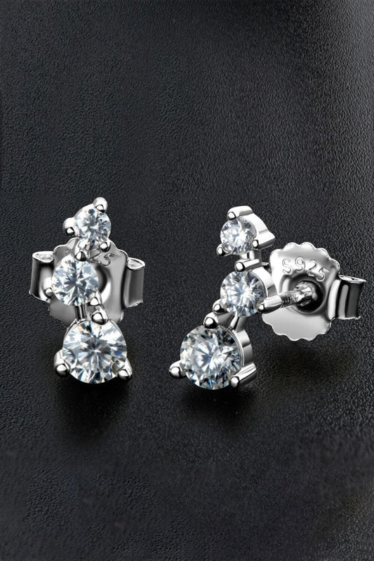 Your Way Moissanite Stud Earrings - Flyclothing LLC