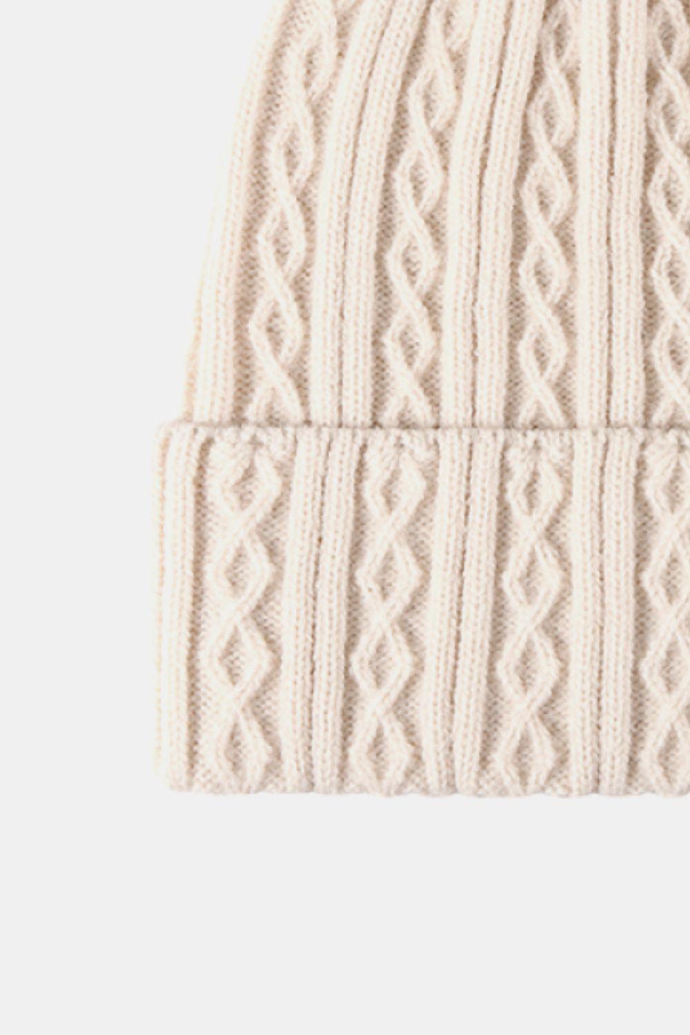 Mixed Knit Cuff Beanie - Flyclothing LLC