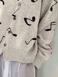 Dropped Shoulder Buttoned Cardigan - Flyclothing LLC