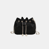 Rhinestone Detail Crossbody Bag - Flyclothing LLC