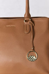 David Jones Structured Leather Handbag - Flyclothing LLC