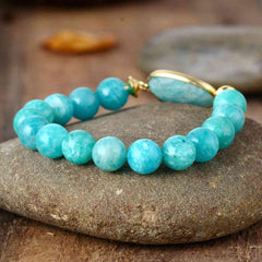 Natural Stone Beaded Bracelet - Flyclothing LLC