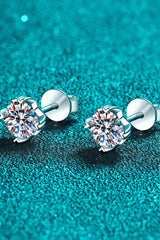 Good Day In My Mind Moissanite Stud Earrings - Trendsi