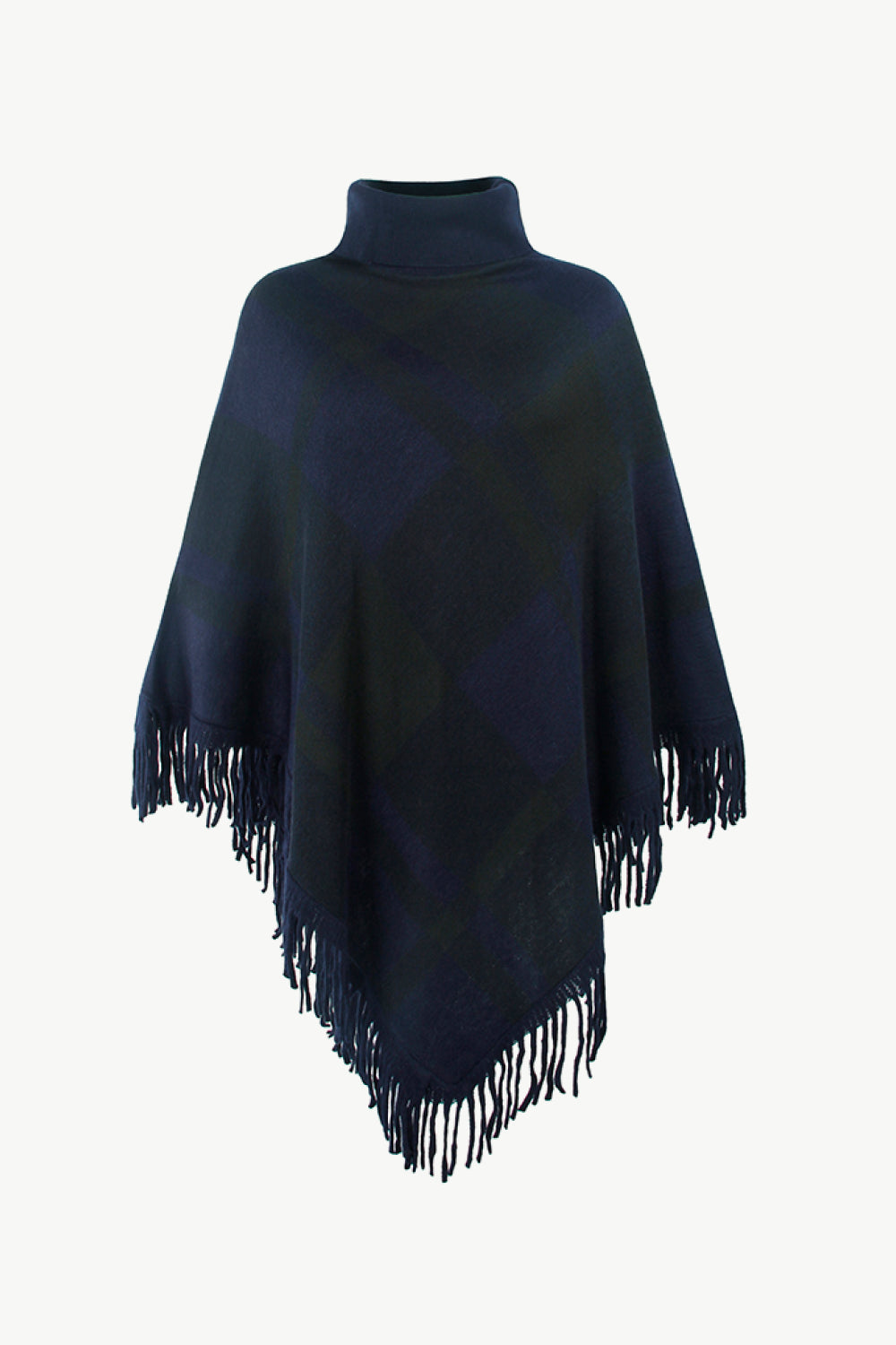 Round Neck Fringe Detail Sleeve Poncho – Flyclothing LLC