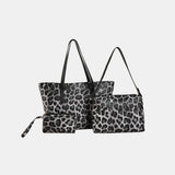 3-Piece Leopard PU Leather Bag Set - Flyclothing LLC