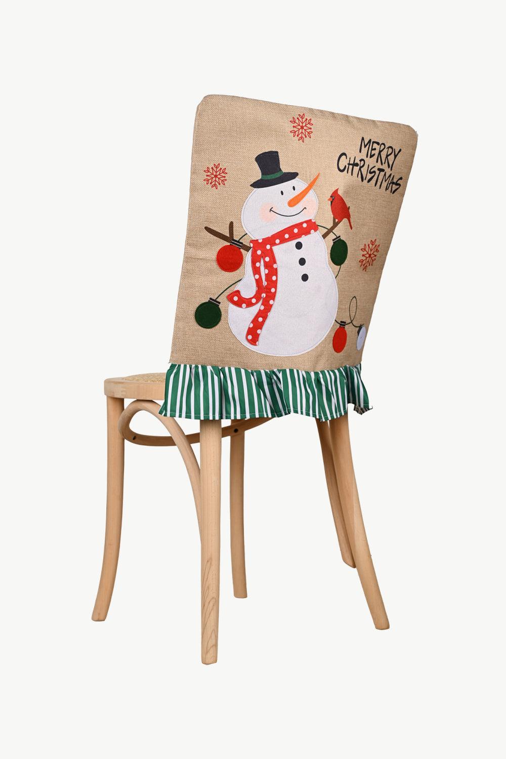 Christmas Snowman Chair Covers - Flyclothing LLC