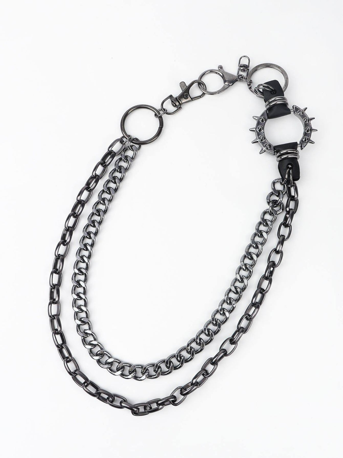 Punk Aluminium Chain Belt - Trendsi