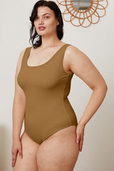 Basic Bae Full Size Square Neck Sleeveless Bodysuit - Flyclothing LLC