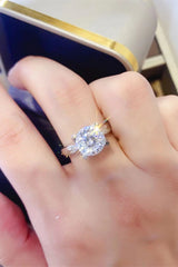 2 Carat Moissanite 925 Sterling Silver Ring - Flyclothing LLC