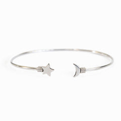 Star and Moon Cuff Bracelet - Flyclothing LLC
