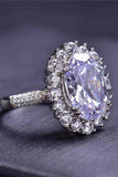 8 Carat Oval Moissanite Ring - Flyclothing LLC