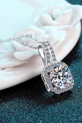 1 Carat Moissanite Necklace - Trendsi