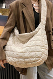 Large Quilted Shoulder Bag - Flyclothing LLC