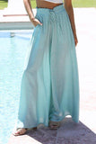 Tied Wide Leg Pants - Flyclothing LLC