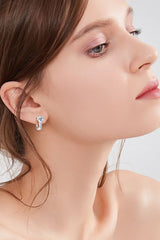 2 Carat Moissanite 925 Sterling Silver Earrings - Flyclothing LLC