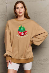 Simply Love Full Size MERRY CHRISTMAS Graphic Sweatshirt - Flyclothing LLC