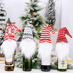 Assorted 2-Piece Wine Bottle Covers - Trendsi