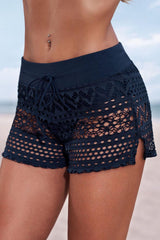 Full Size Drawstring Waist Swim Shorts - Flyclothing LLC