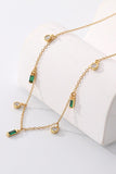 18K Gold Plated Multi-Charm Chain Necklace - Flyclothing LLC