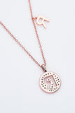 Moissanite K to T Pendant Necklace - Flyclothing LLC