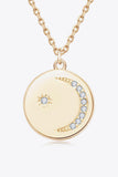 Moissanite Round Pendant Necklace - Flyclothing LLC