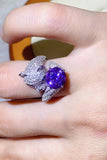 2 Carat Moissanite Adjustable Animal Bypass Ring - Flyclothing LLC