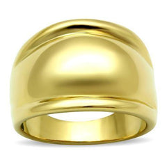 Alamode IP Gold(Ion Plating) Brass Ring with No Stone - Alamode