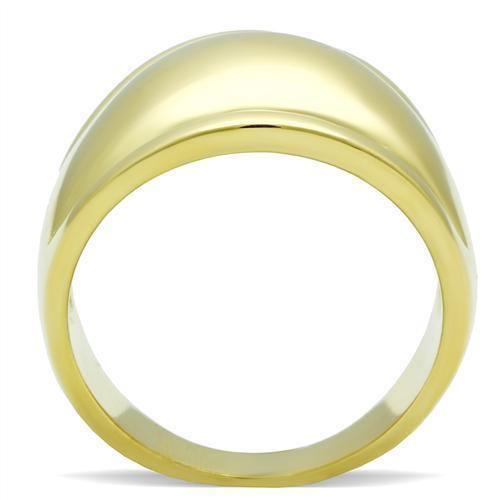 Alamode IP Gold(Ion Plating) Brass Ring with No Stone - Alamode