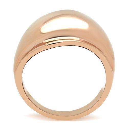 Alamode IP Rose Gold(Ion Plating) Brass Ring with No Stone - Alamode