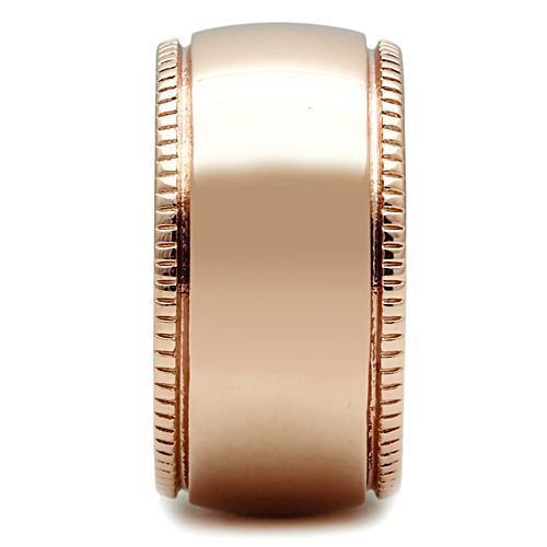 Alamode IP Rose Gold(Ion Plating) Brass Ring with No Stone - Alamode