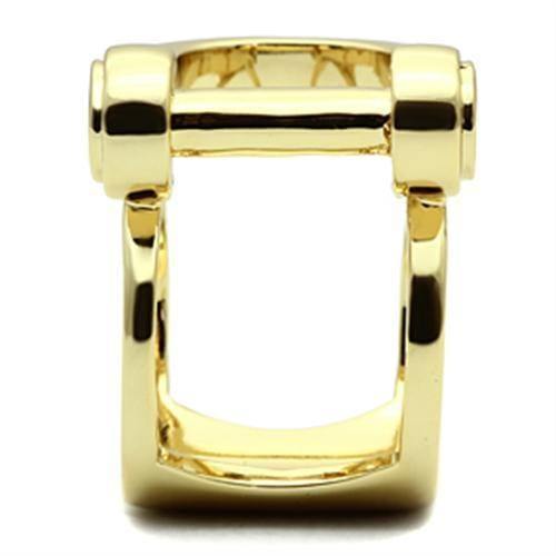 Alamode IP Gold(Ion Plating) Brass Ring with No Stone - Alamode