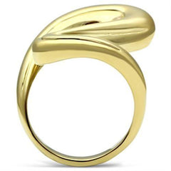 Alamode IP Gold(Ion Plating) Brass Ring with No Stone - Alamode