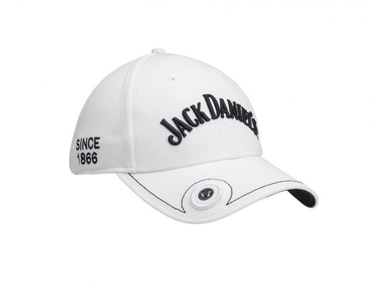 Jack Daniels 6 Panel Structured Cotton Mesh Cap Black or White - Flyclothing LLC