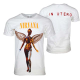 Nirvana In Utero White T-Shirt - Flyclothing LLC