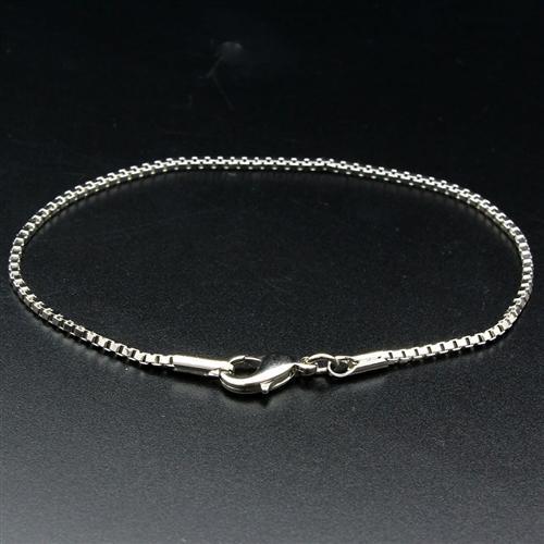 Alamode Rhodium Brass Bracelet with No Stone