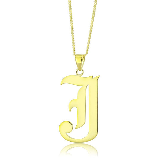 Alamode Gold Brass Chain Pendant with No Stone