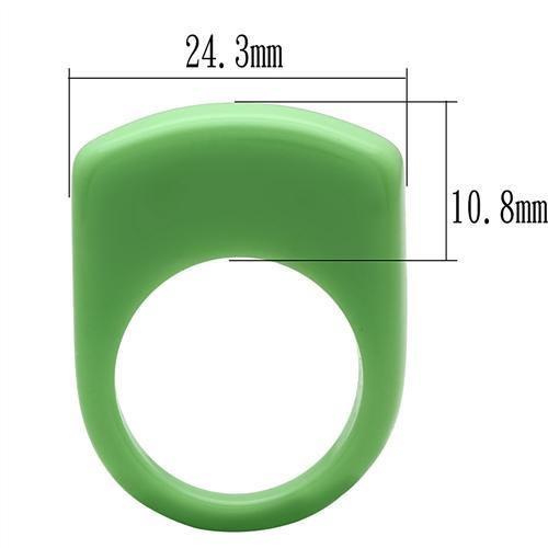 Alamode Resin Ring with Synthetic Synthetic Stone in Multi Color - Flyclothing LLC